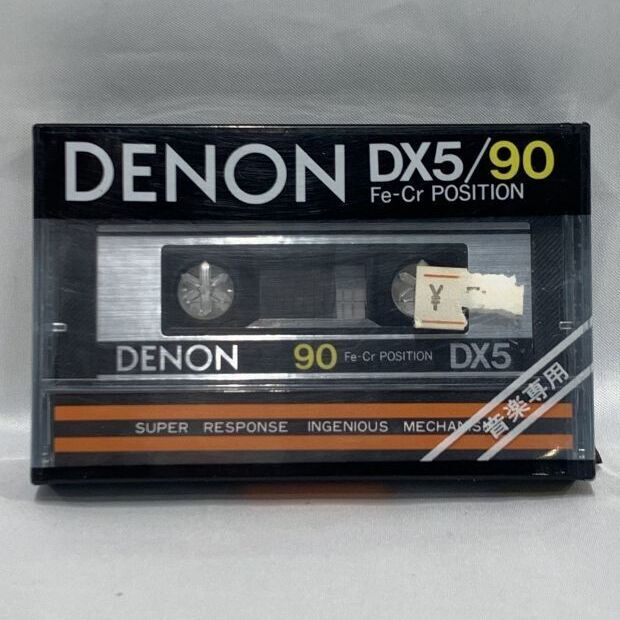 日本コロンビアカセットテープ　DENON DX3 60min ノーマルポジション　5本セット
