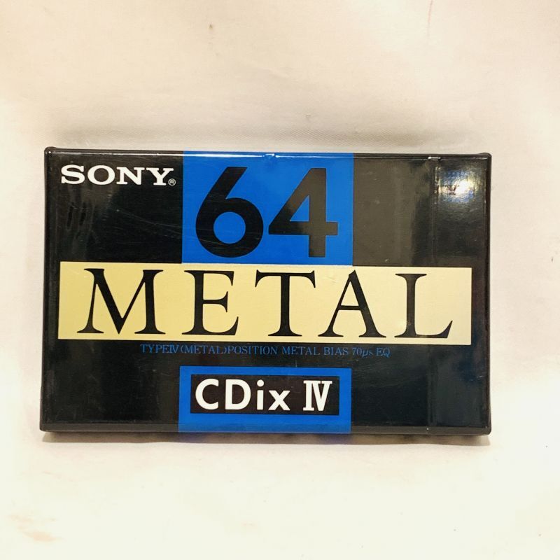 ▲買取品▲ SONY 64 METAL CDix IV METAL(メタルテープ)  カセットテープ